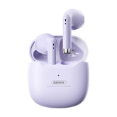 REMAX TWS-19 Semi In-ear Dual Host Wireless Bluetooth Earphones (Purple)