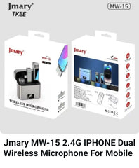 Jmary MW-15 2.4G wireless Microphone for Mobile (Type-C) with 2 Years Extended Warranty