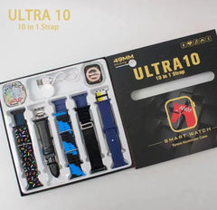 Smart Watch 10 in 1 strapes with Ultra Led Watch