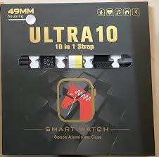 Smart Watch 10 in 1 strapes with Ultra Led Watch